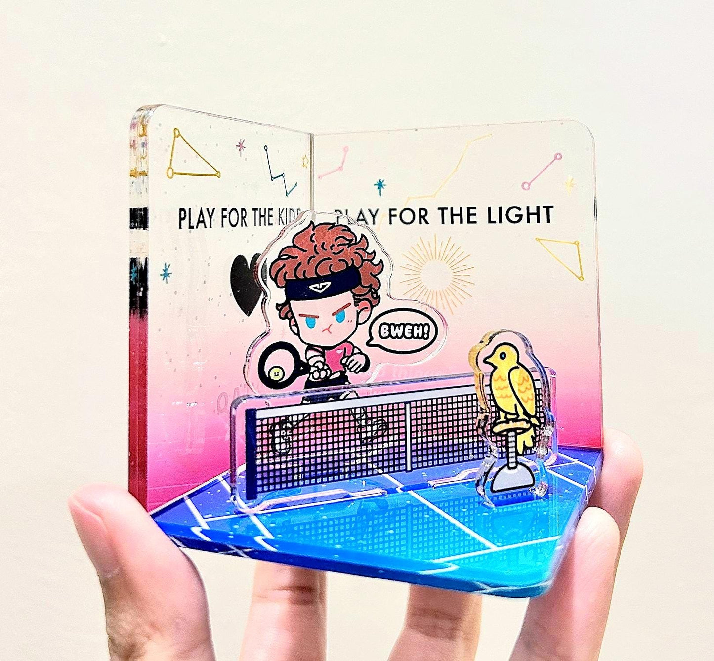 Andrey Rublev Doha Title 2025 Scene | Clear Acrylic Decoration