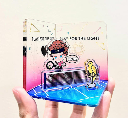 Andrey Rublev Doha Title 2025 Scene | Clear Acrylic Decoration