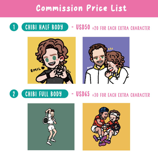 Drawing Commissions | Cartoon Style (Digital file)
